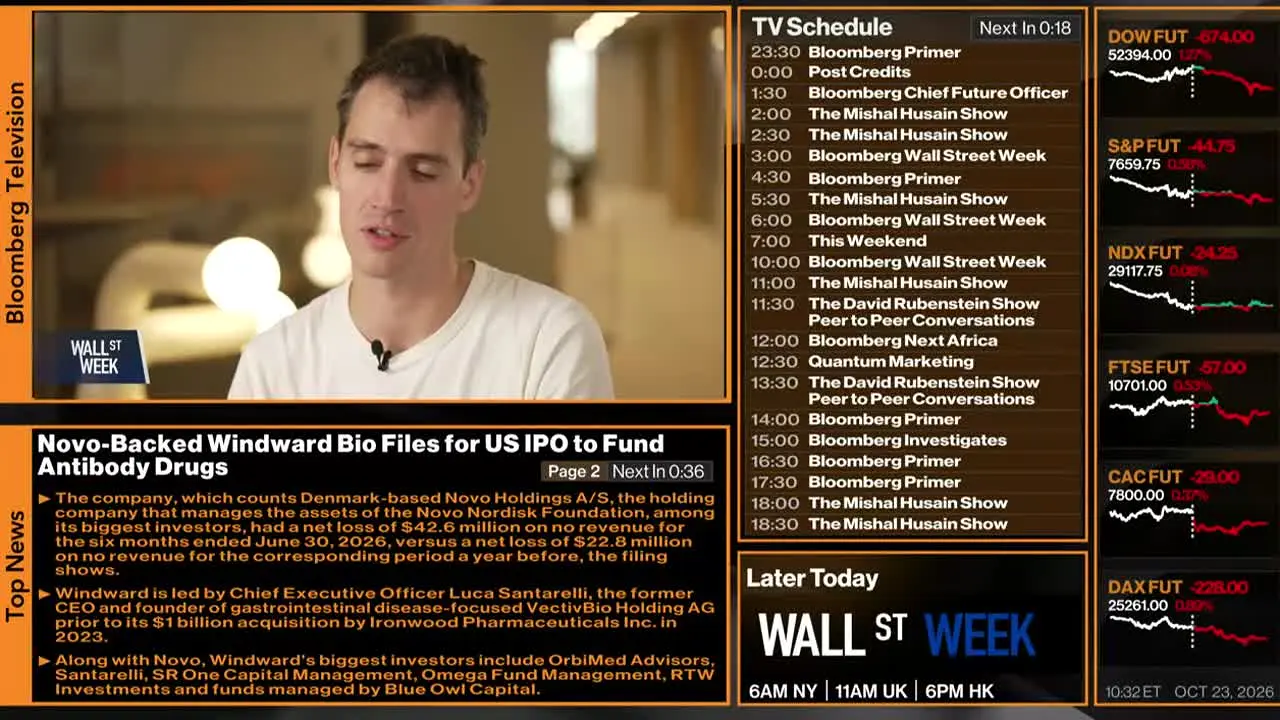 Bloomberg TV+ — прямой эфир
