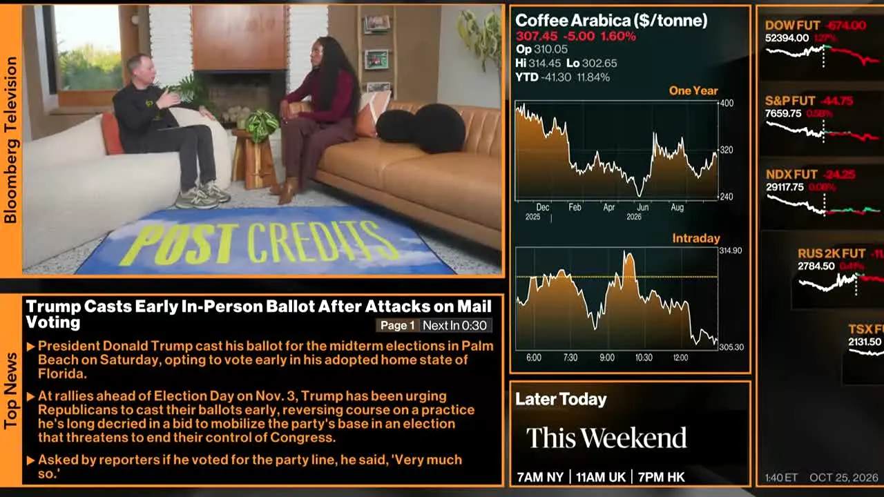Bloomberg TV+ live
