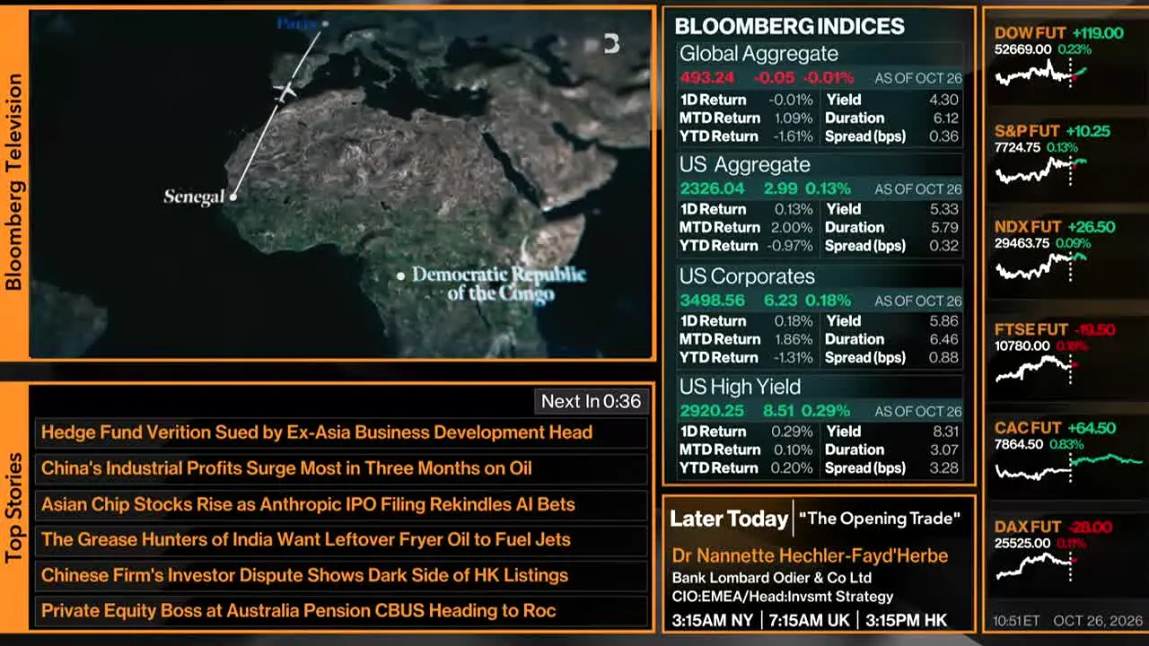 Bloomberg TV+ live