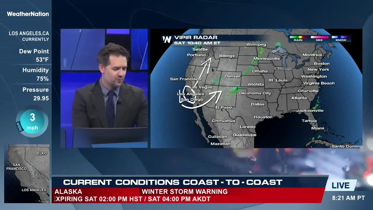 WeatherNation en direct