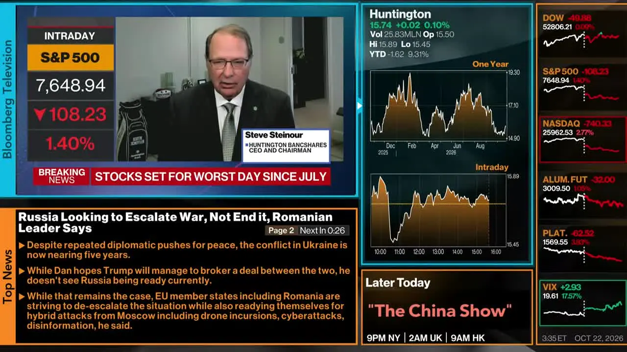 Bloomberg TV+ — прямой эфир