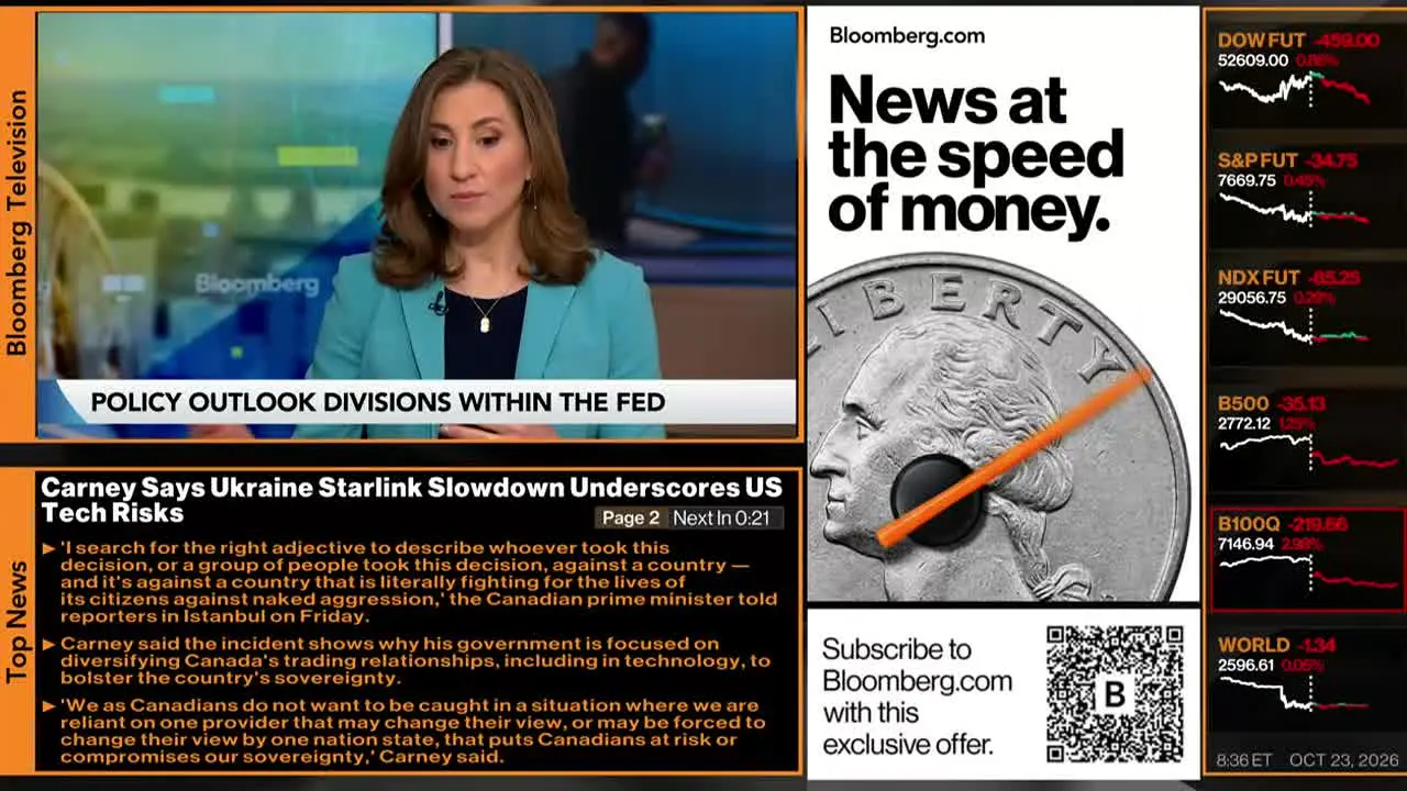 Bloomberg TV+ live
