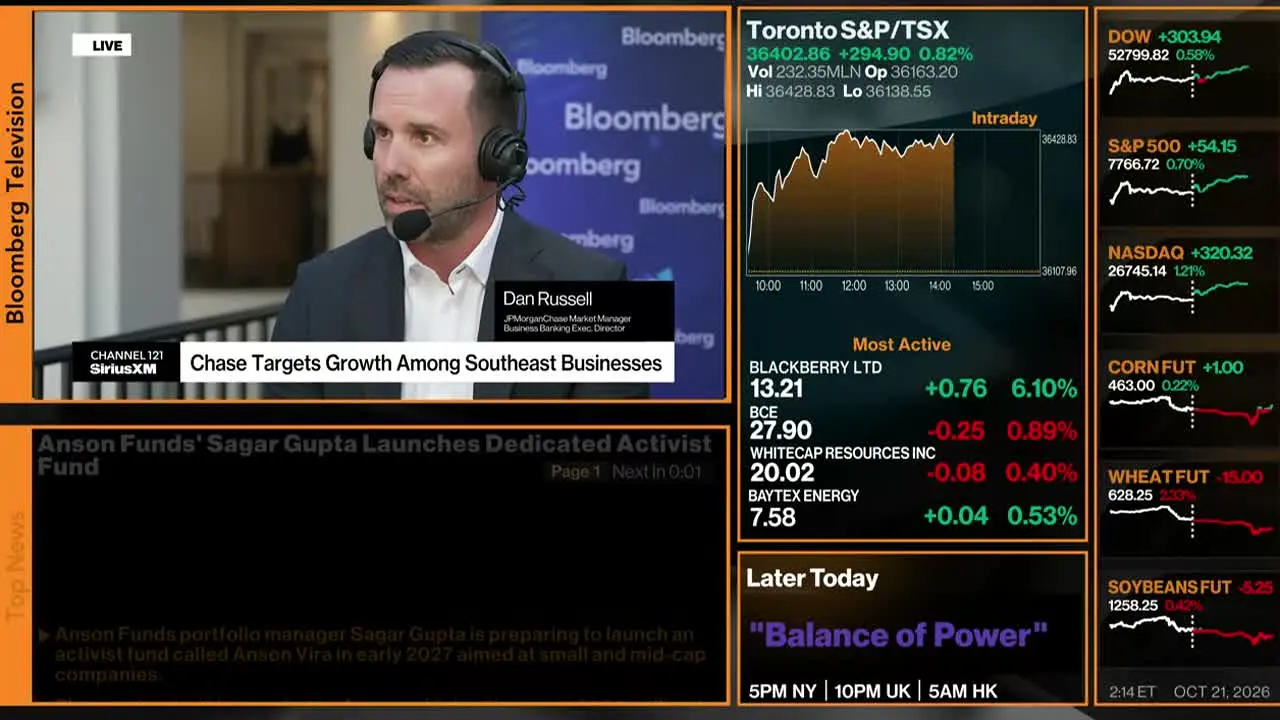 Bloomberg TV+ in diretta