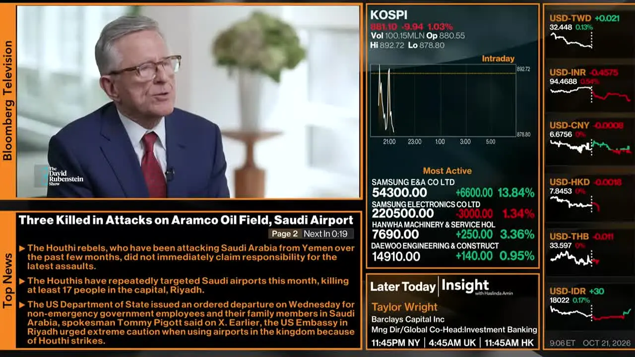 Bloomberg TV+ live