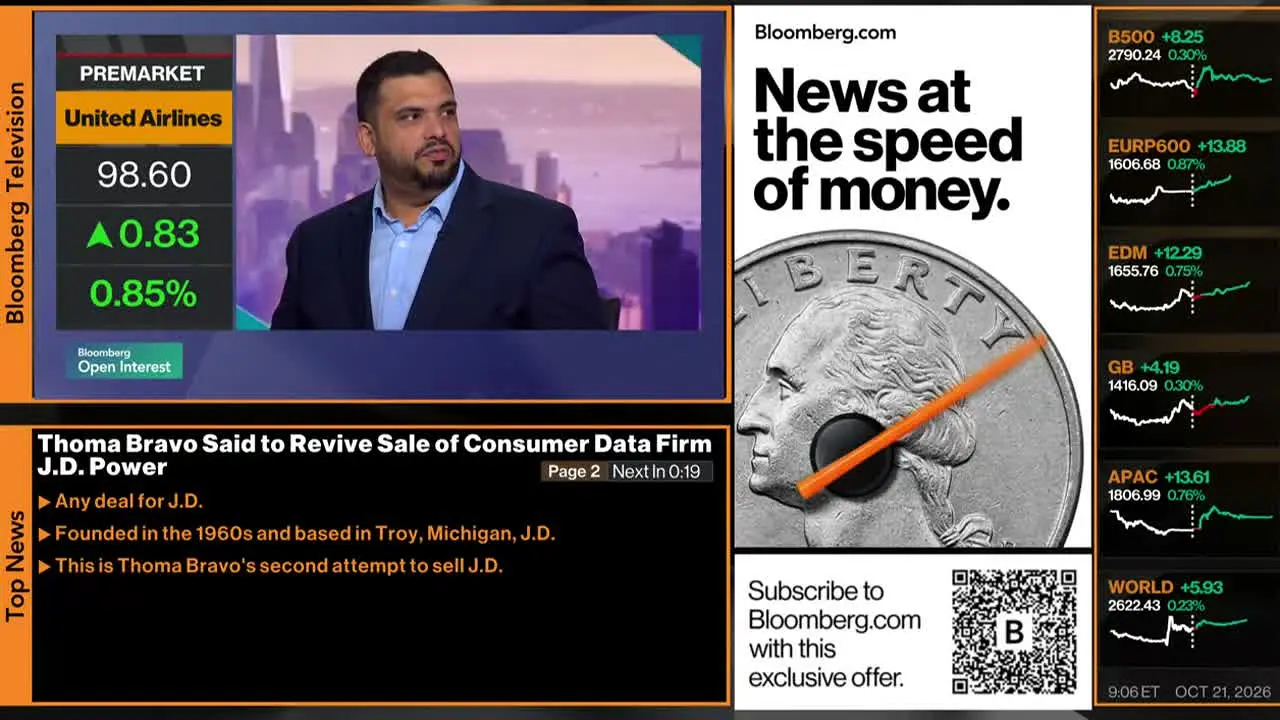 Bloomberg TV+ live