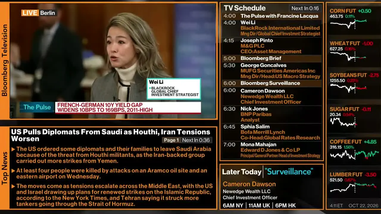 Bloomberg TV+ live