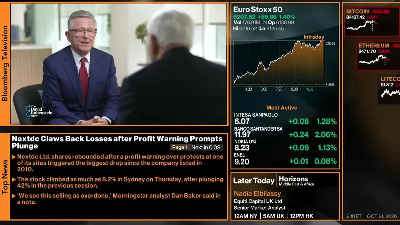 Bloomberg TV+ live