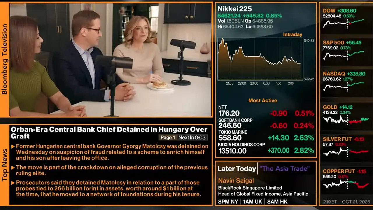 Bloomberg TV+ live