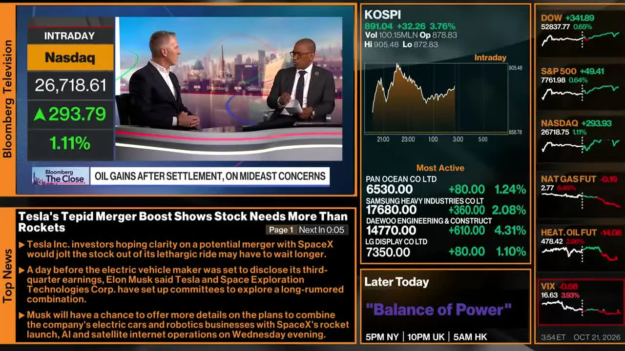 Bloomberg TV+ in diretta