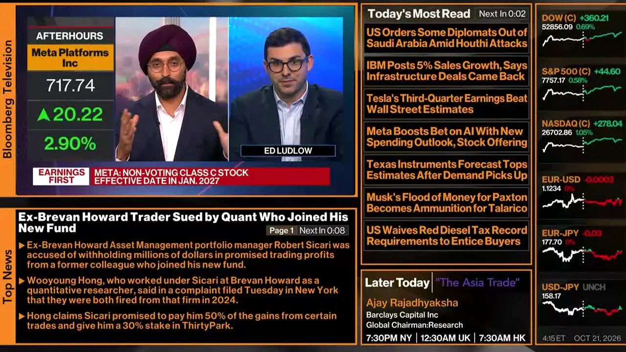 Bloomberg TV+ in diretta