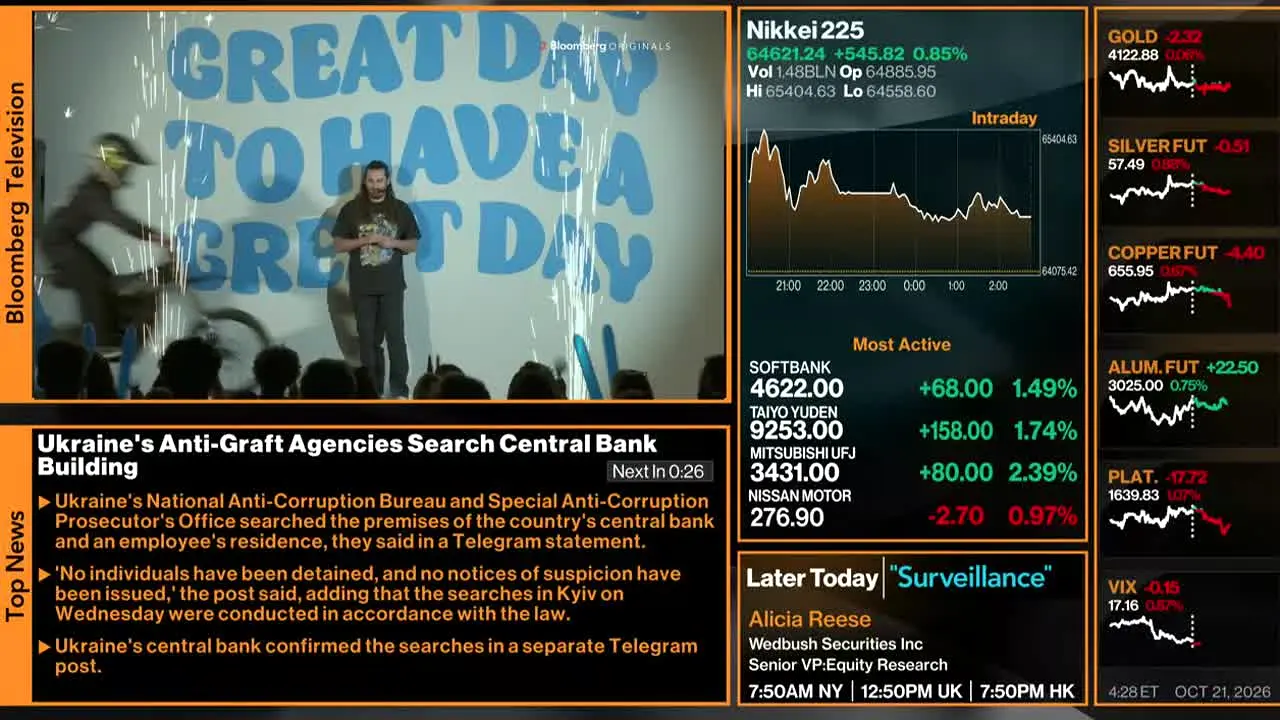 Bloomberg TV+ live