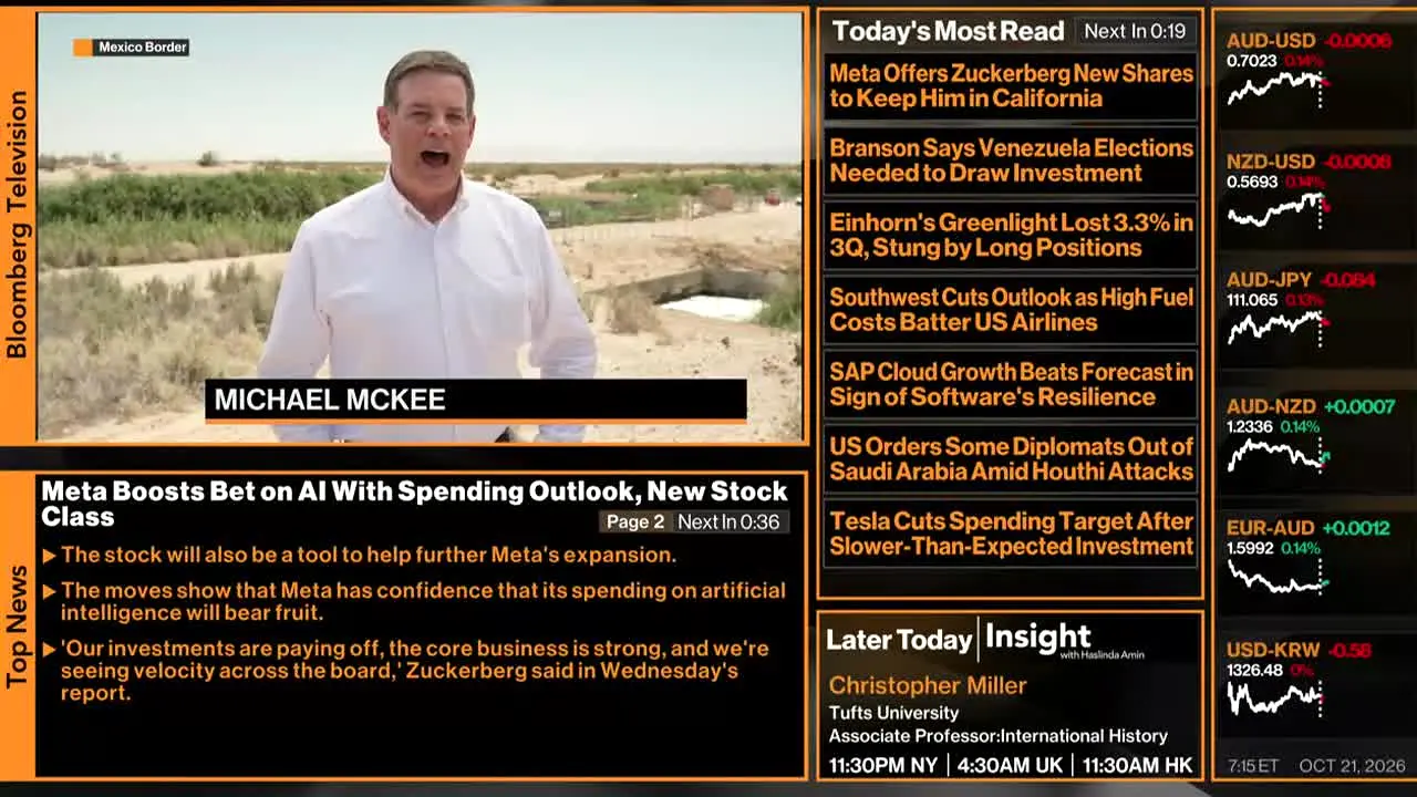 Bloomberg TV+ live