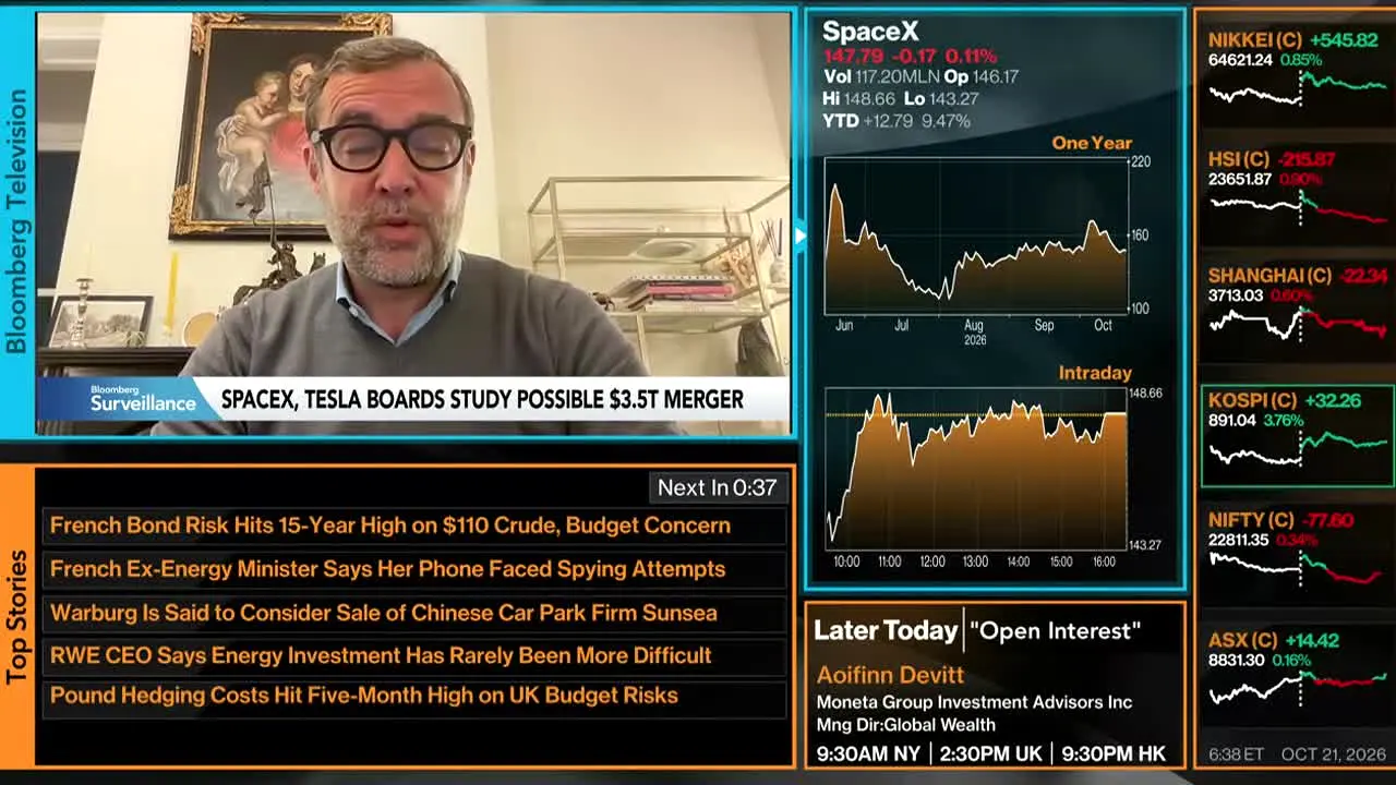 Bloomberg TV+ live