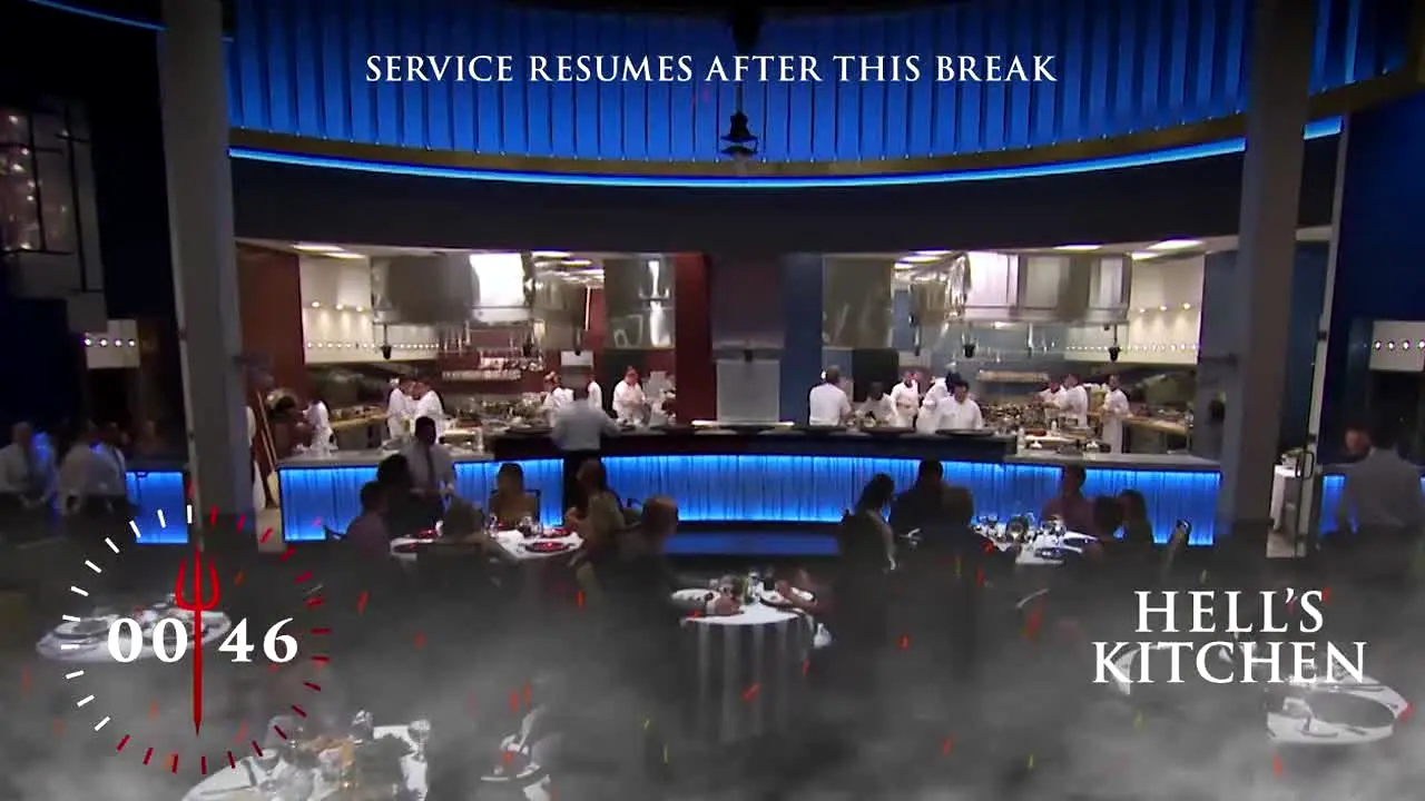 Hells Kitchen in diretta