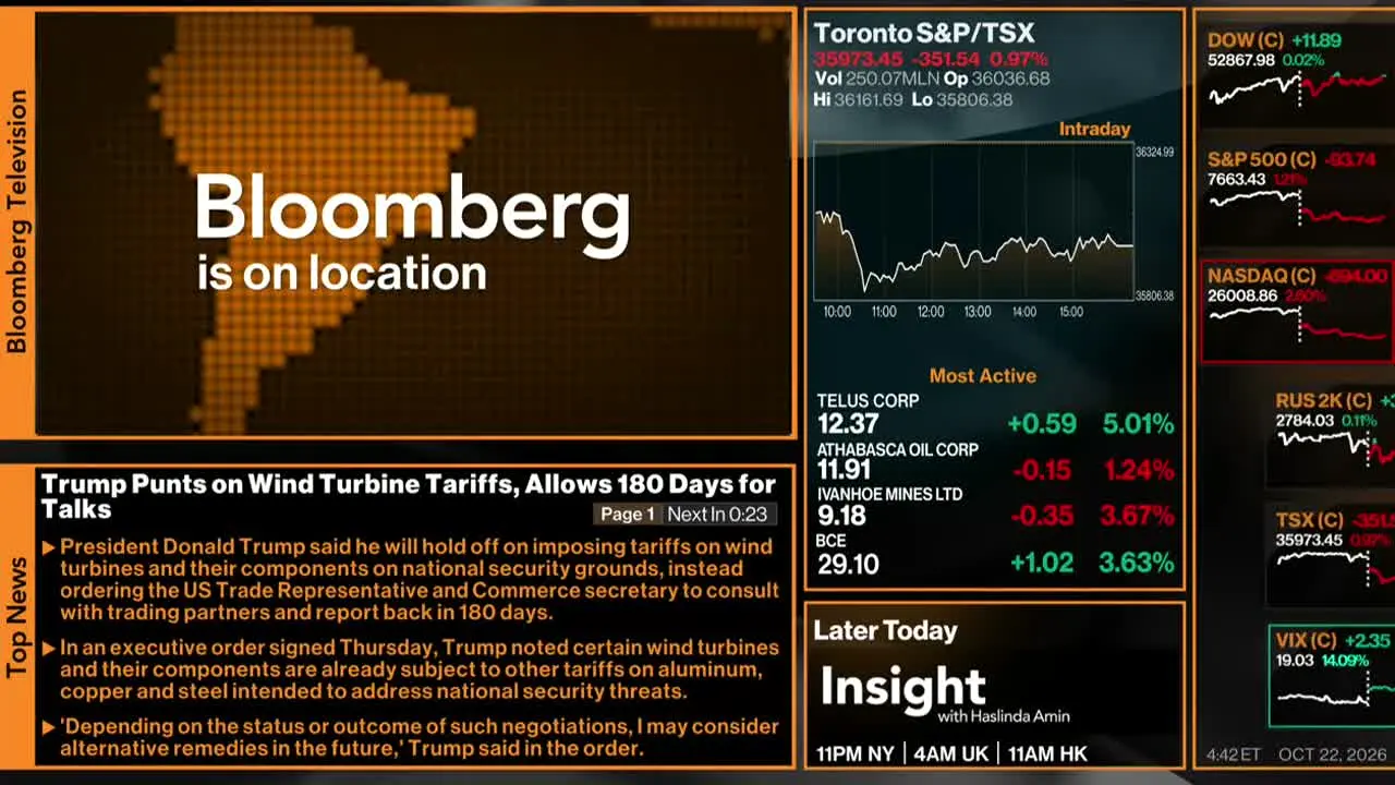 Bloomberg TV+ live