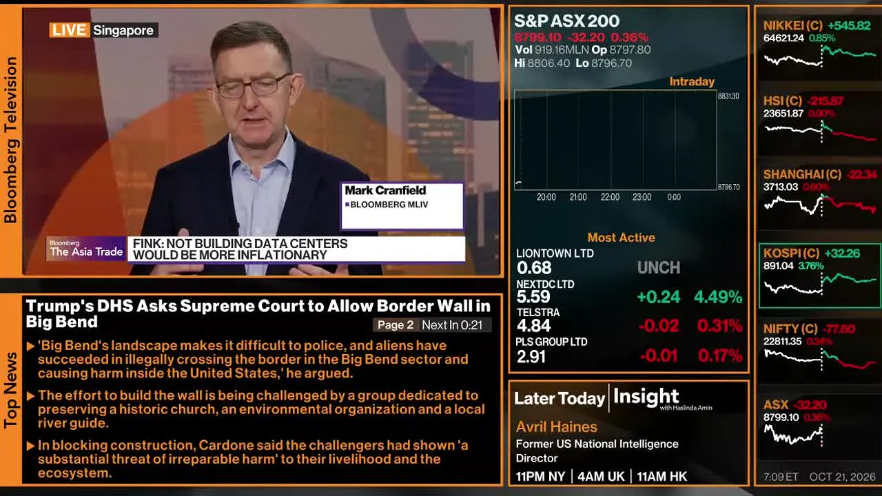 Bloomberg TV+ live