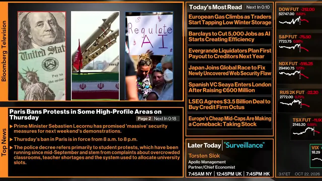 Bloomberg TV+ in diretta