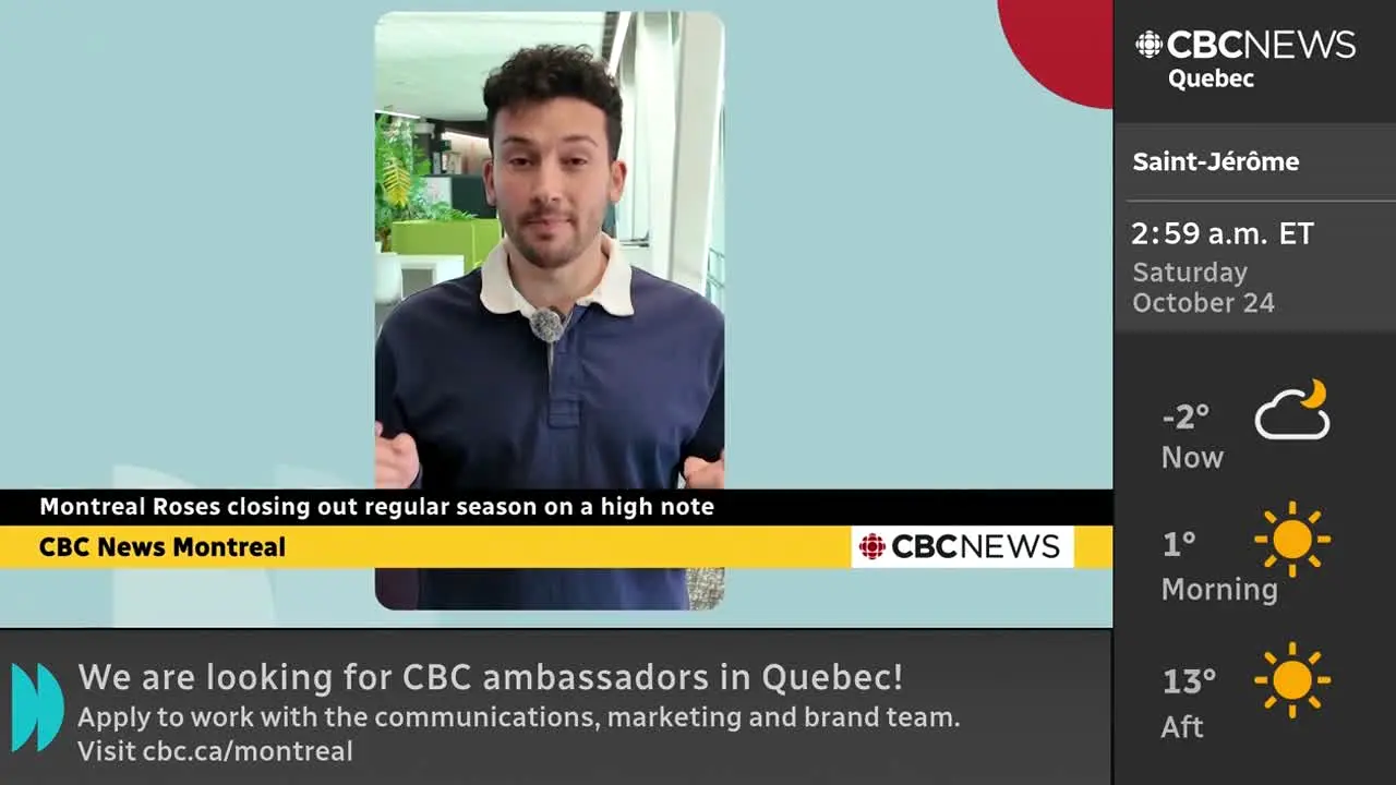 CBC News Quebec live