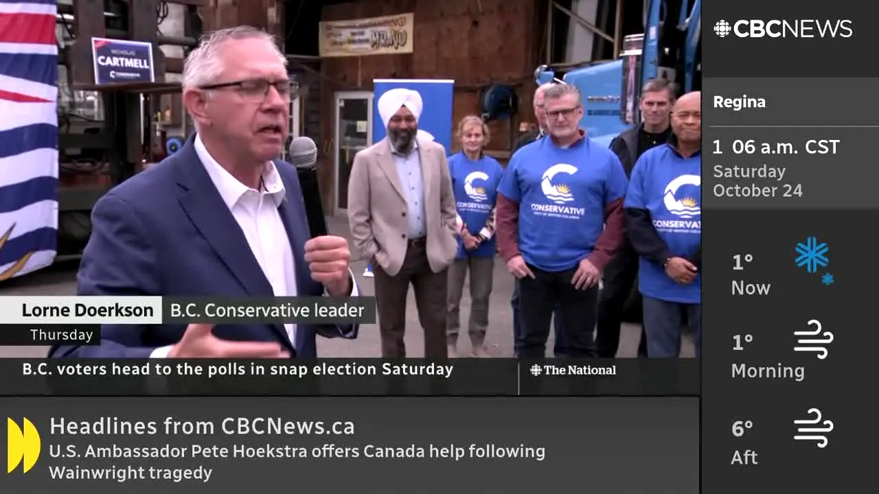 CBC News Network live
