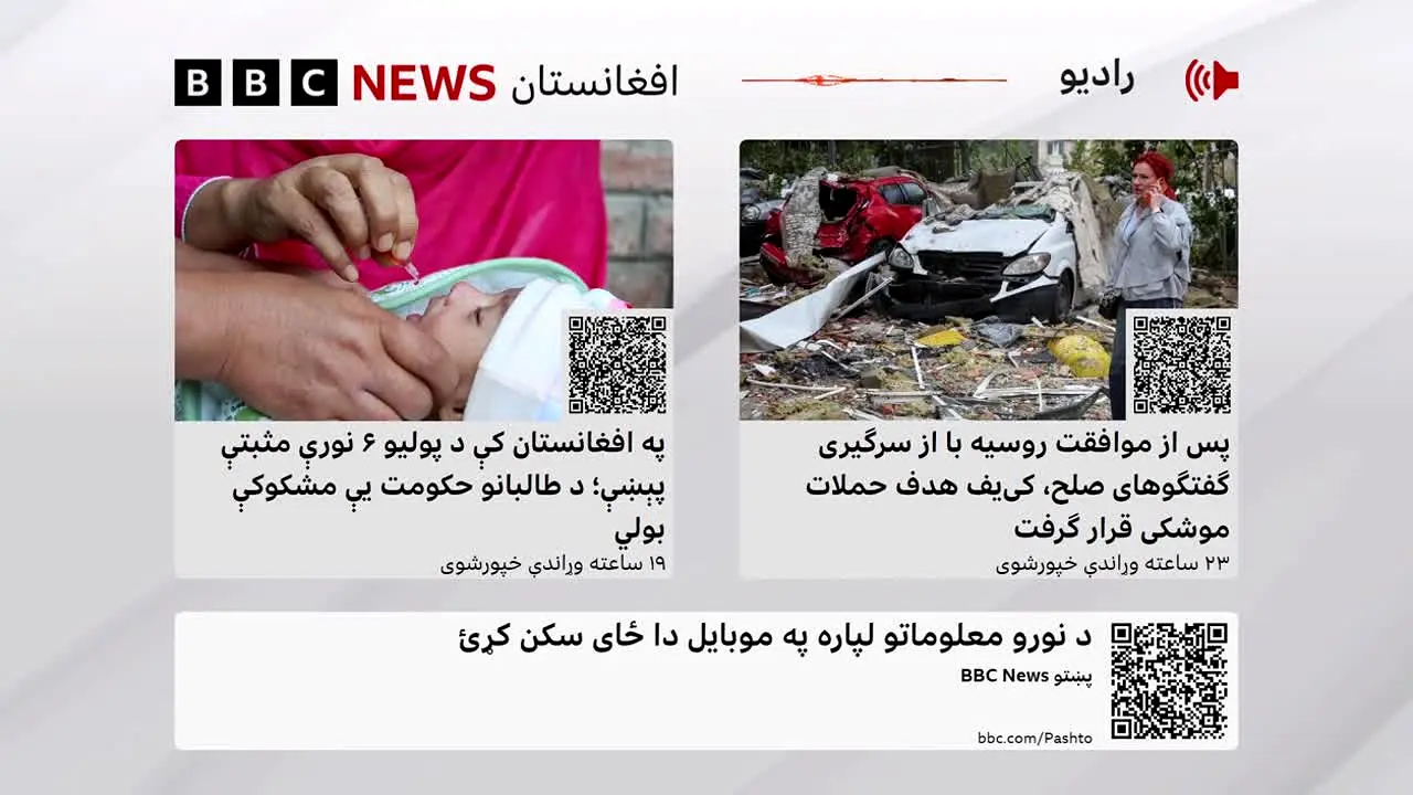 BBC News Pashto live