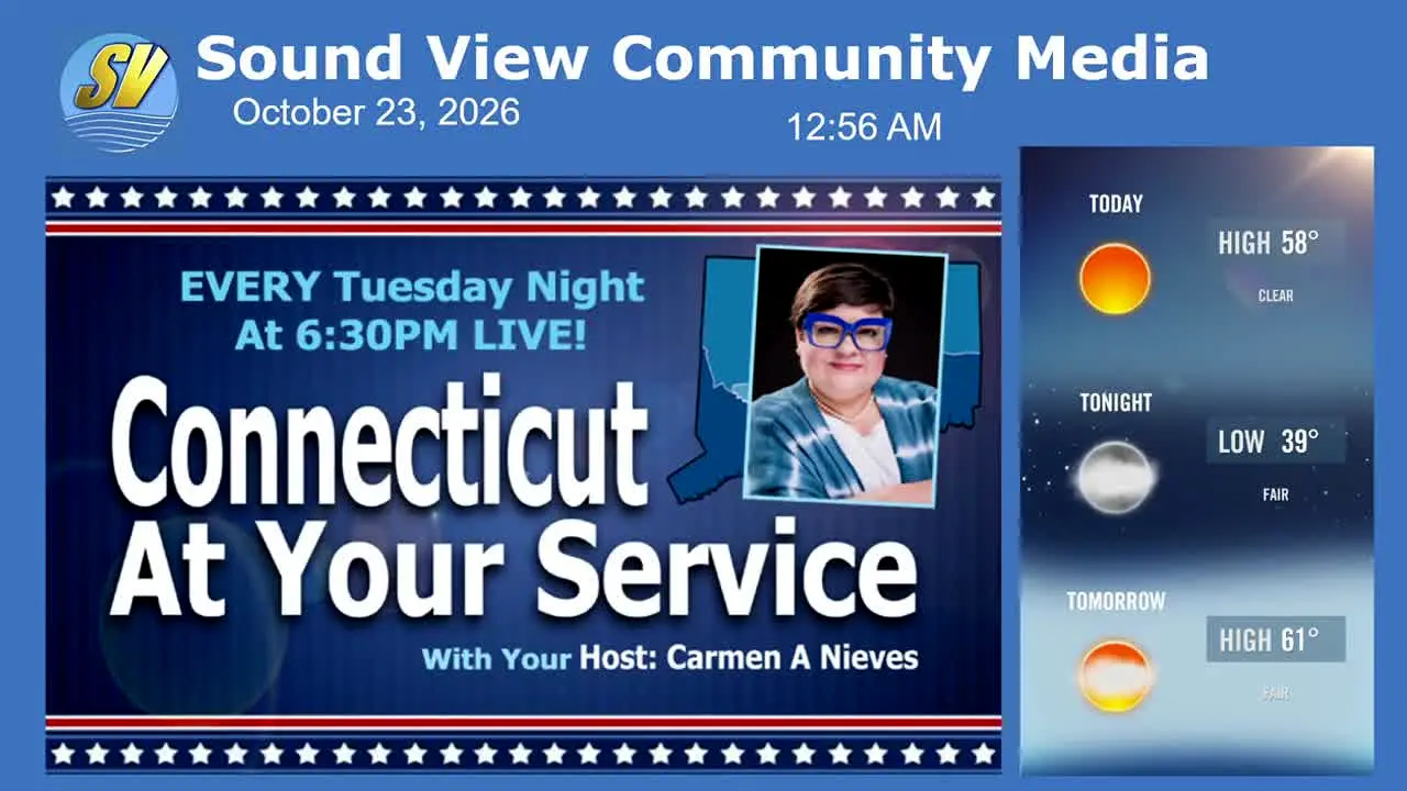 Sound View Community Media Public live