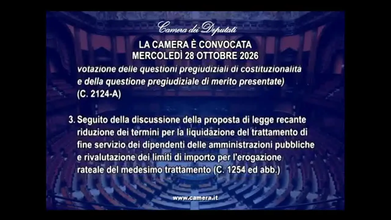 Camera dei Deputati live