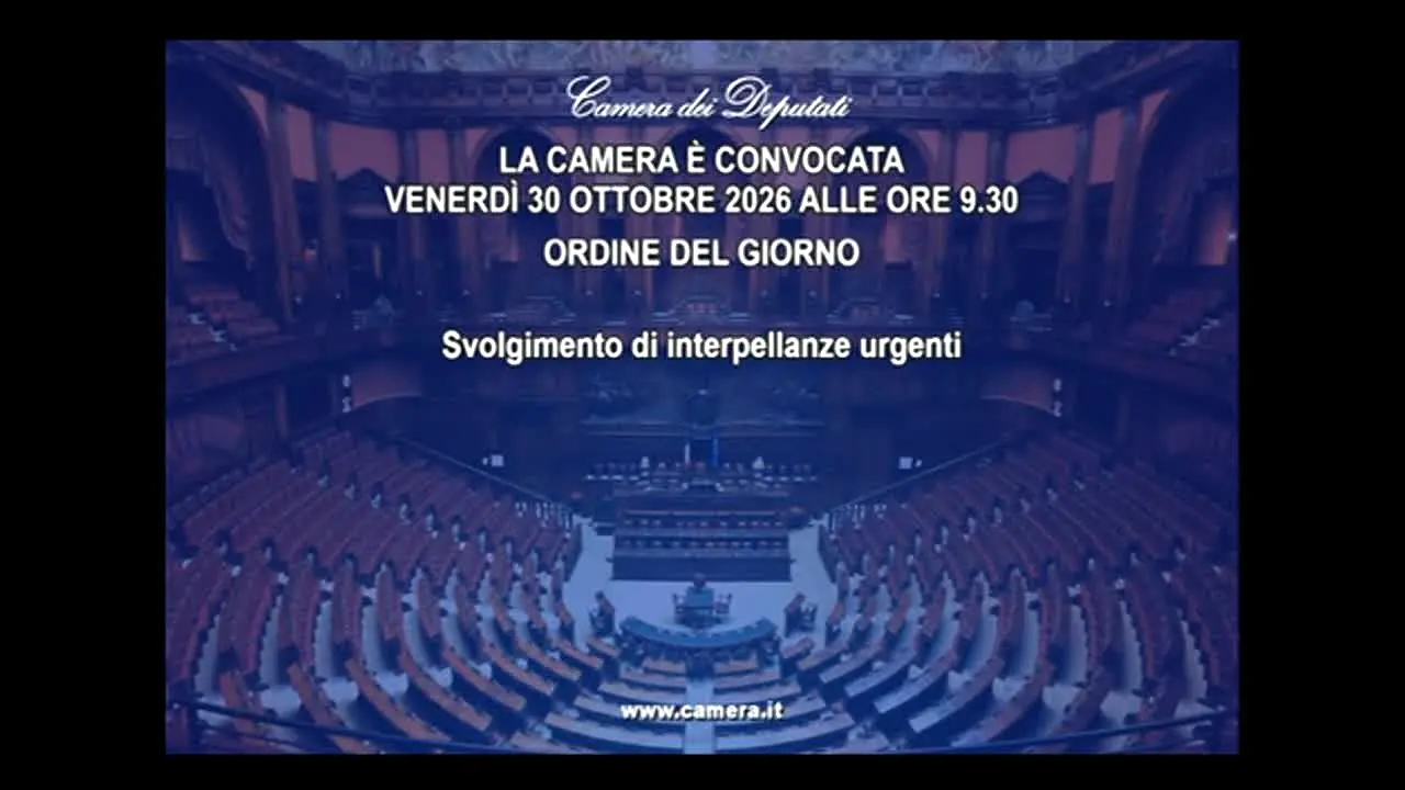 Camera dei Deputati in diretta