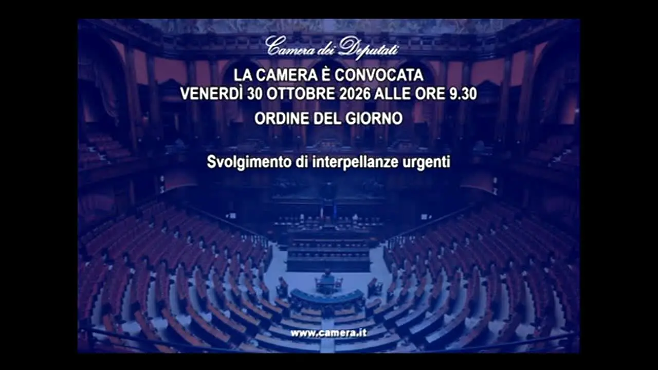 Camera dei Deputati live