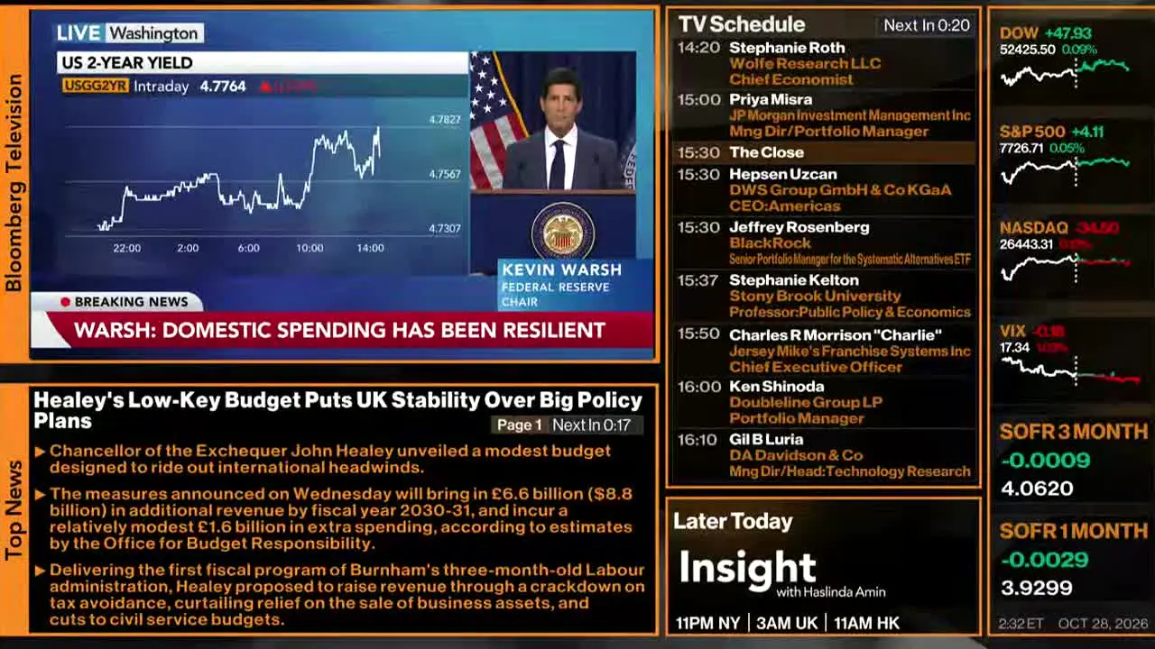 Bloomberg TV+ en direct