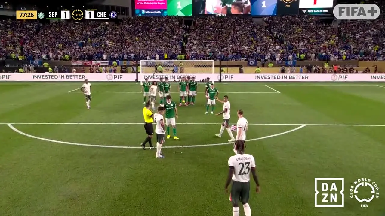 FIFA+ na żywo