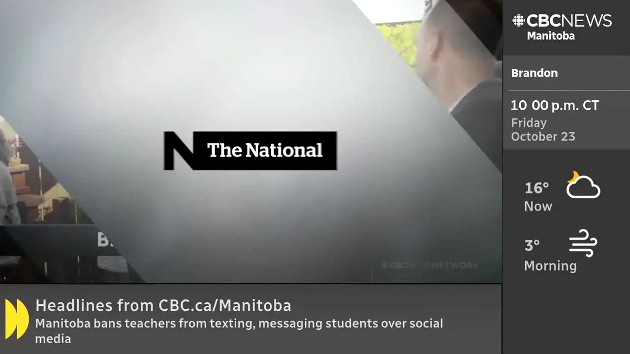 CBC News Manitoba live