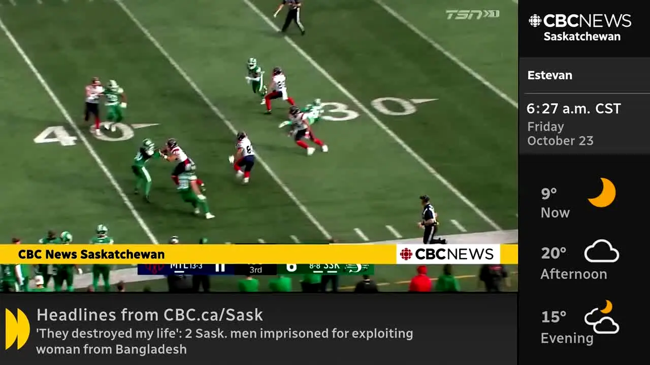 CBC News Saskatchewan live