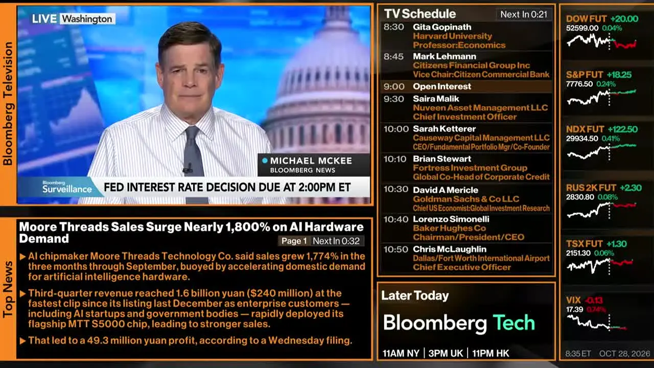 Bloomberg TV+ live