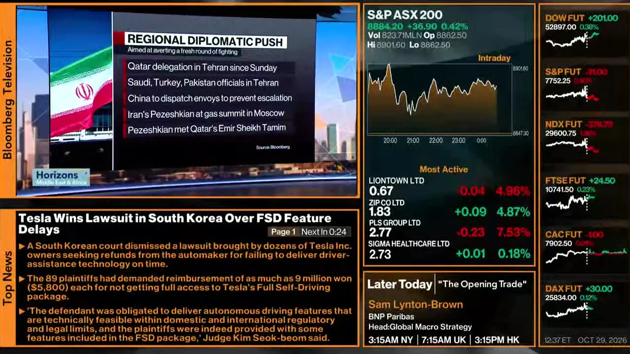 Bloomberg TV+ in diretta