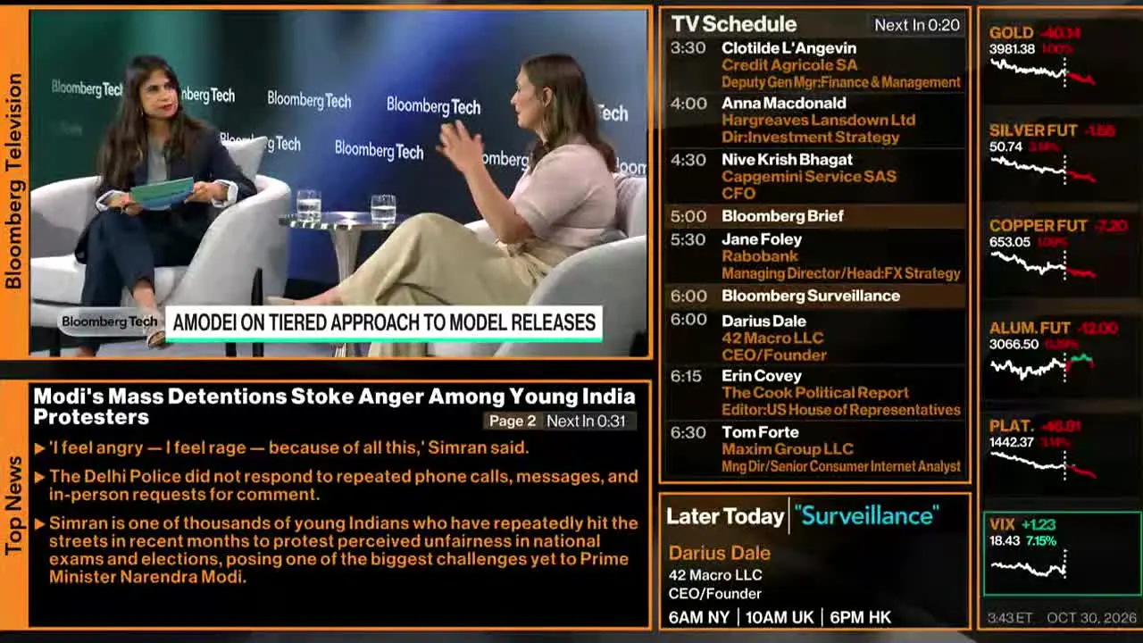Bloomberg TV+ live