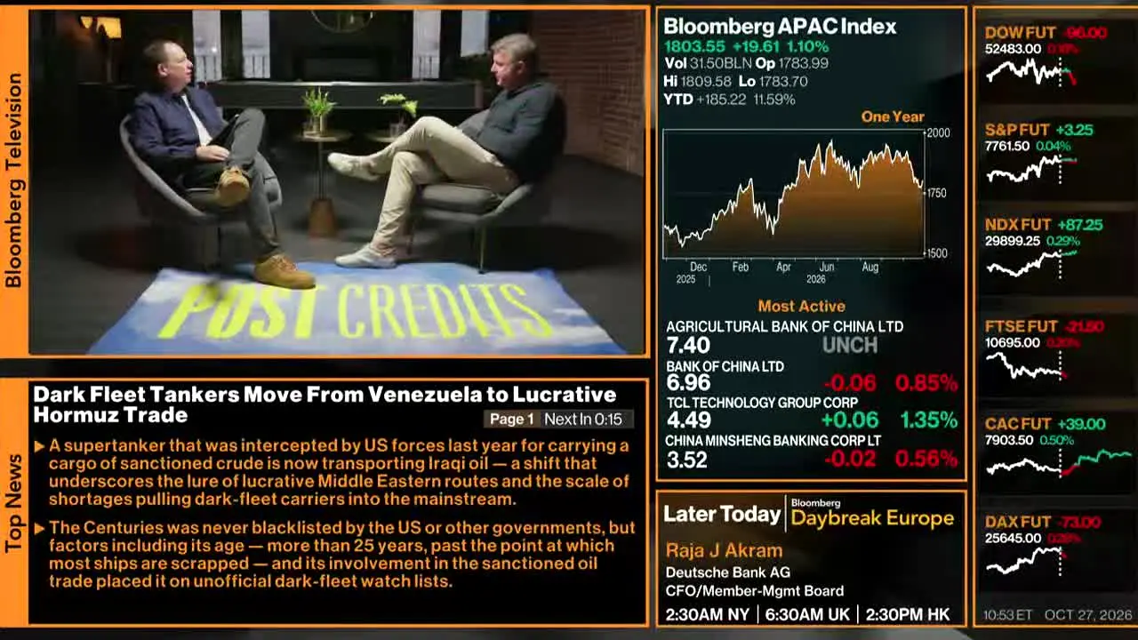 Bloomberg TV+ live