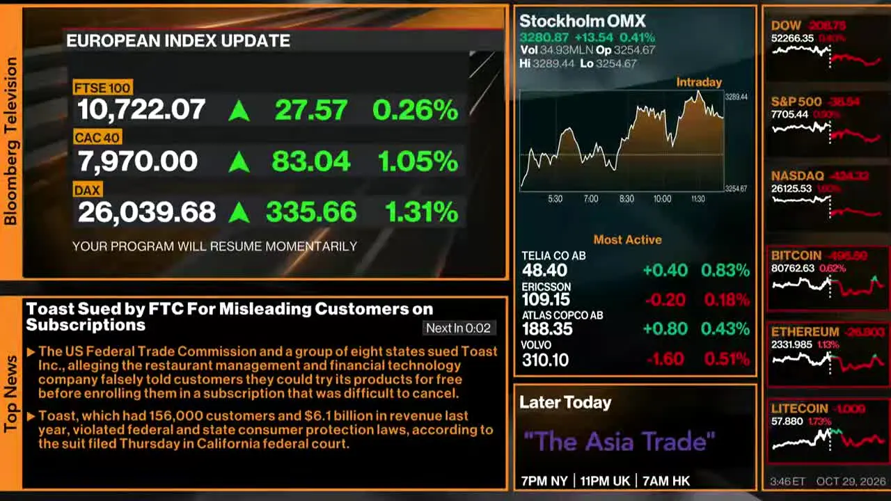 Bloomberg TV+ ao vivo