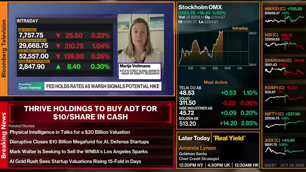 Bloomberg TV+ live