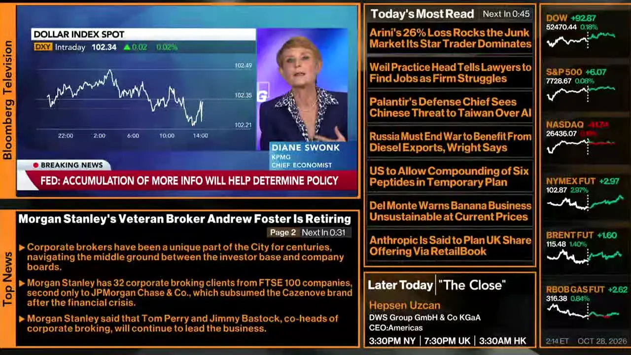 Bloomberg TV+ na żywo
