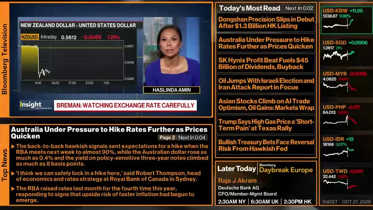 Bloomberg TV+ live