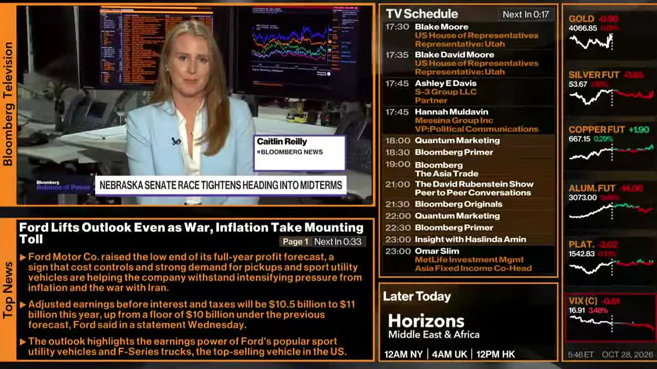 Bloomberg TV+ live
