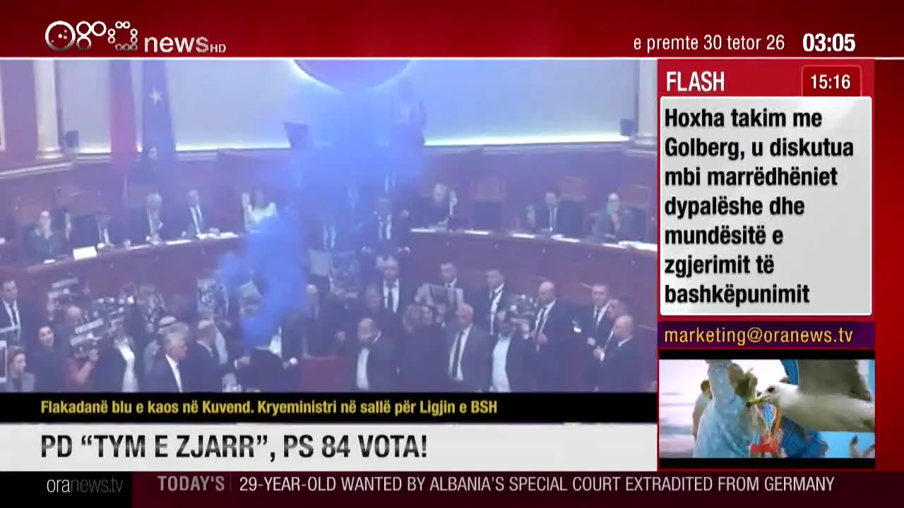 Ora News in diretta