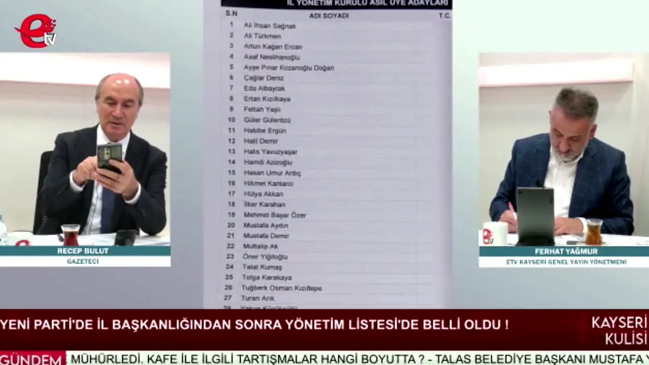ETV Kayseri live