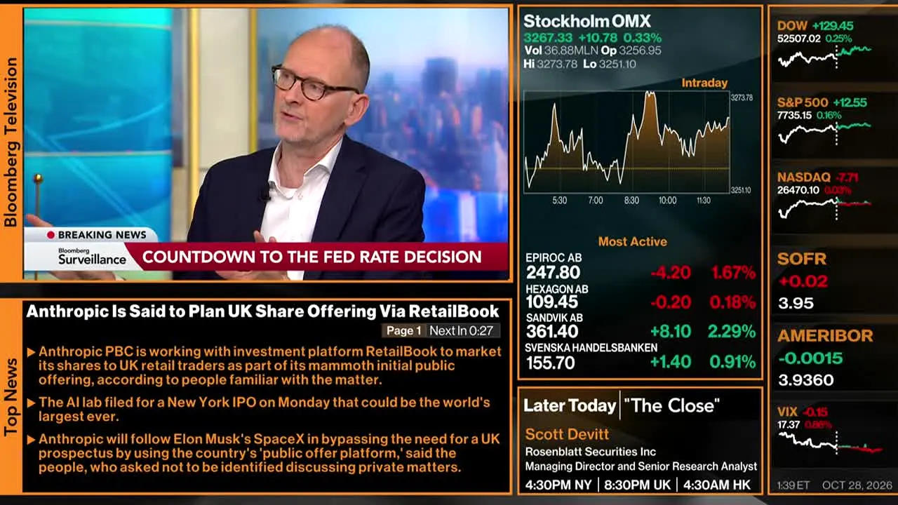 Bloomberg TV+ na żywo