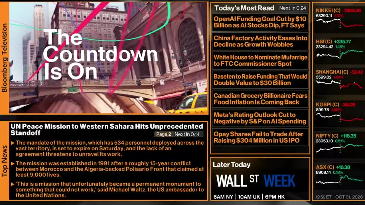 Bloomberg TV+ in diretta