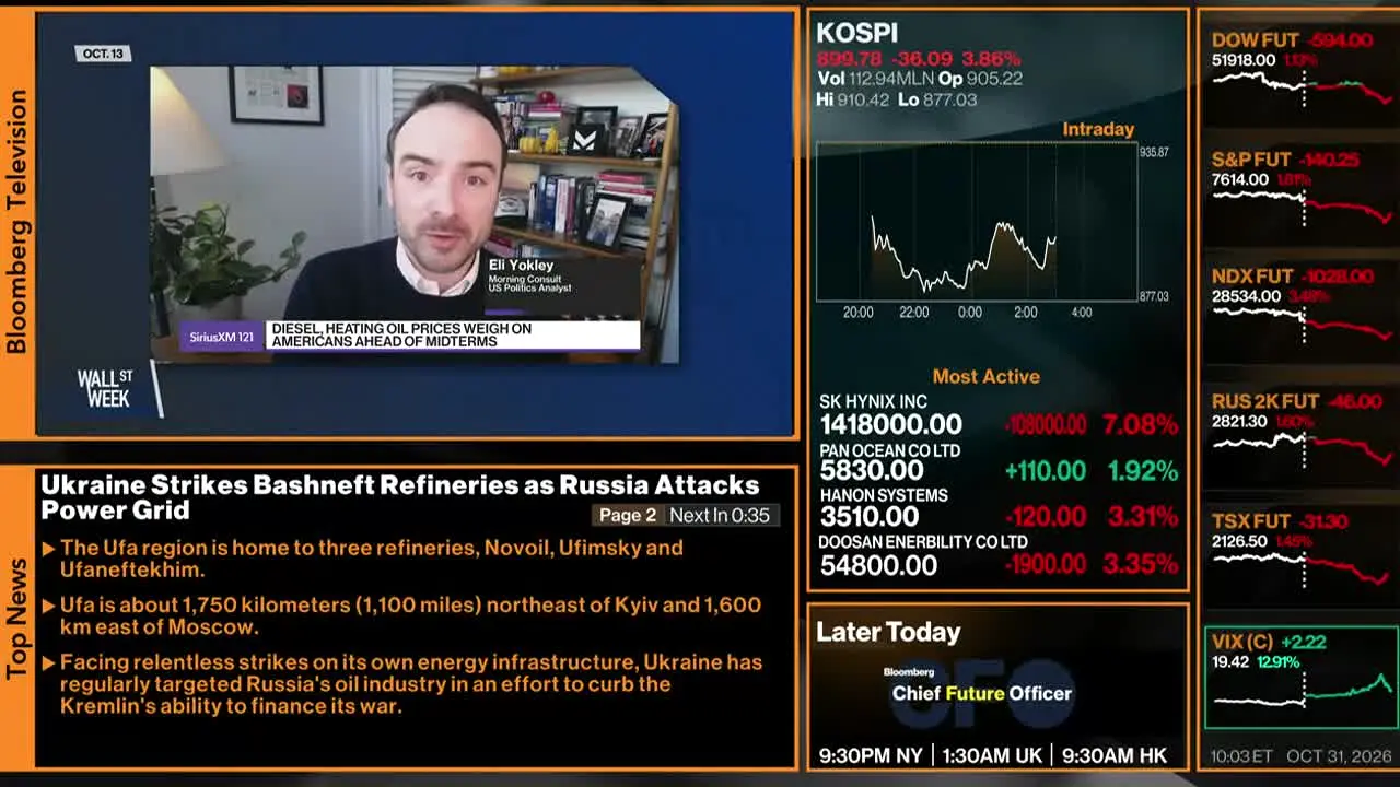 Bloomberg TV+ in diretta