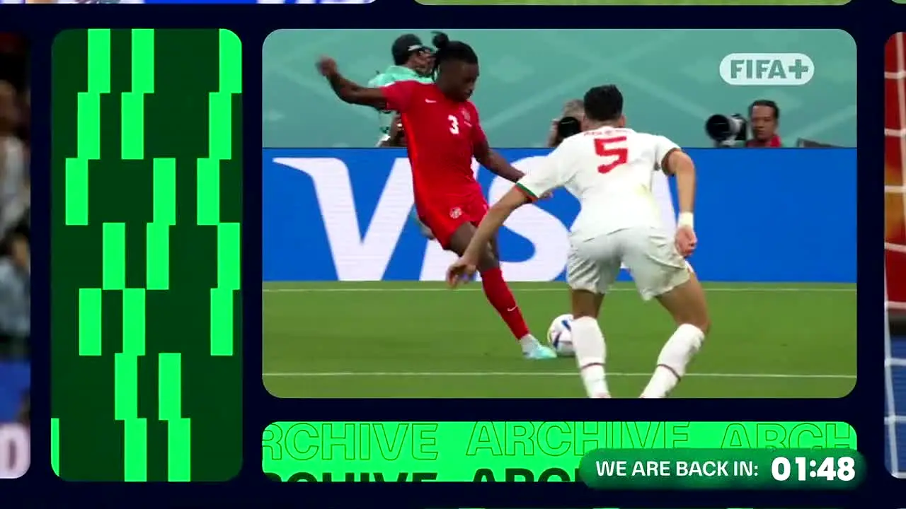 FIFA+ na żywo