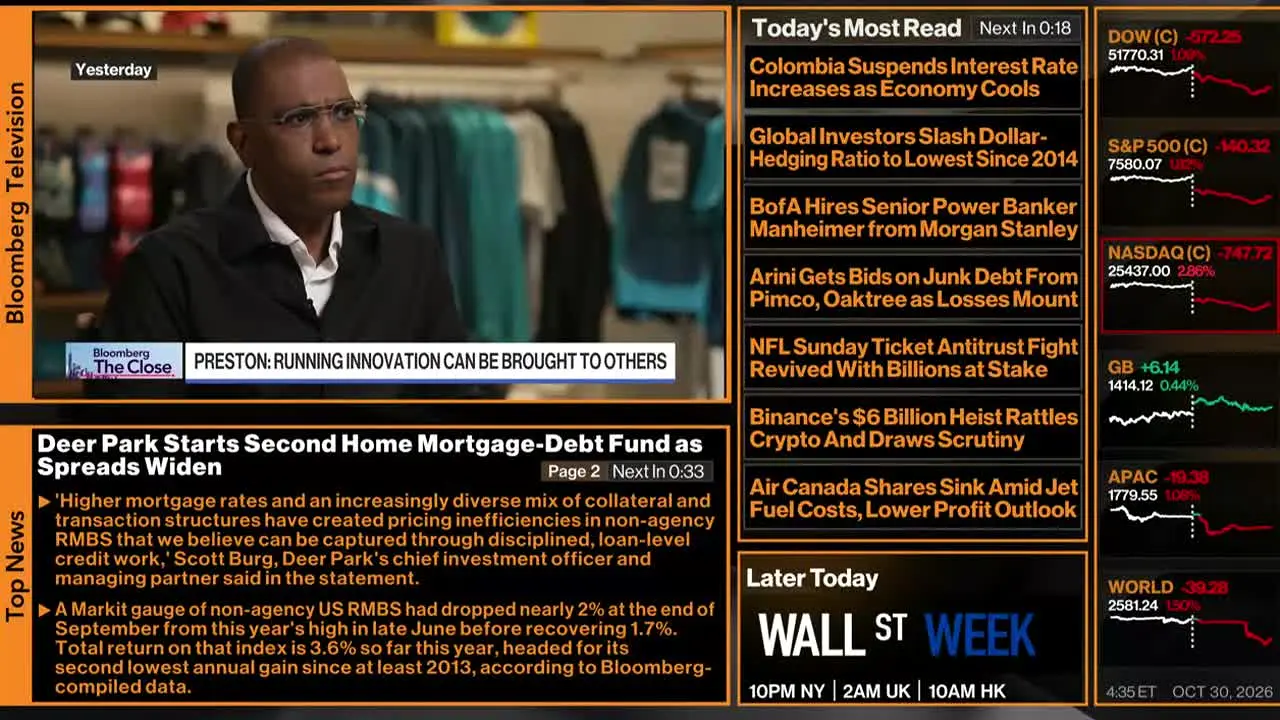 Bloomberg TV+ live