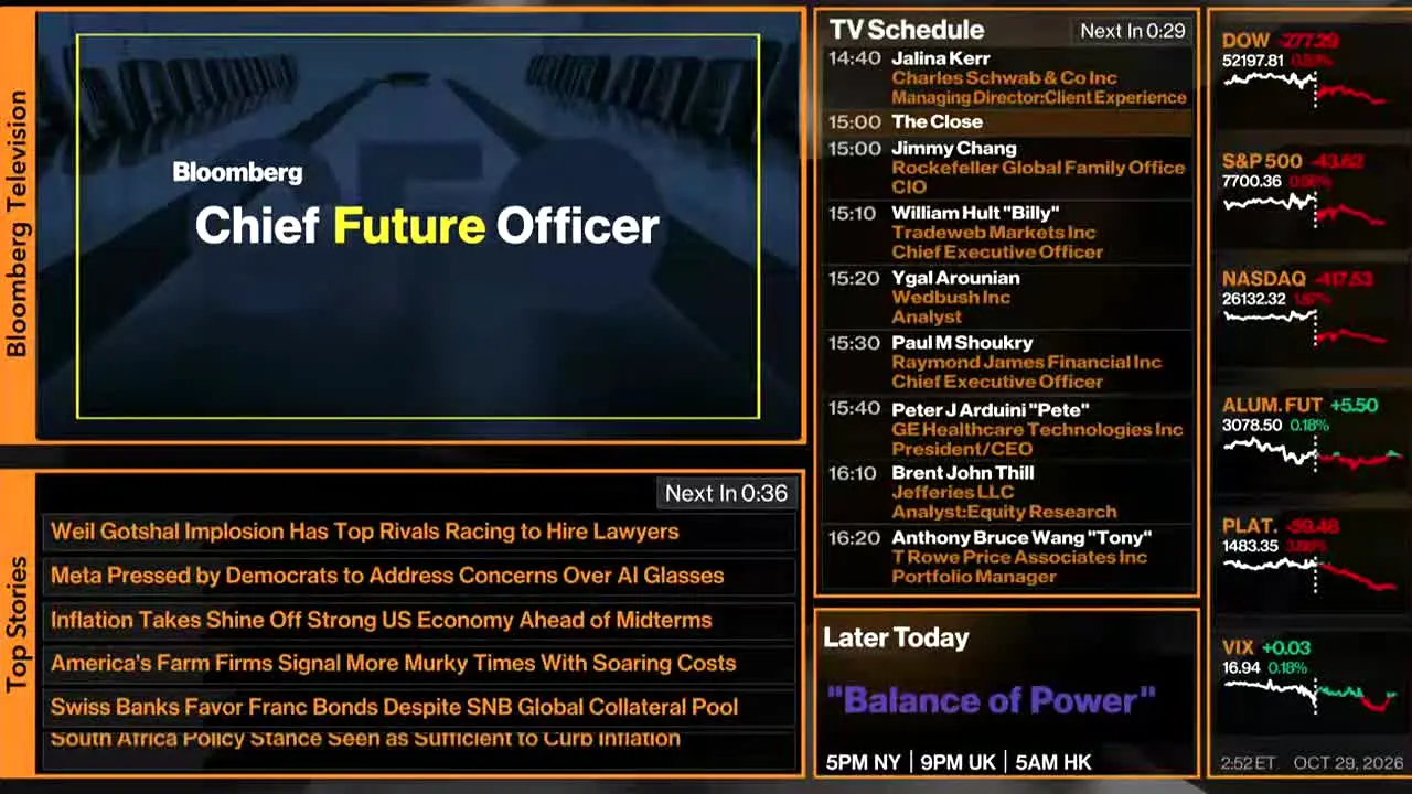 Bloomberg TV+ ao vivo