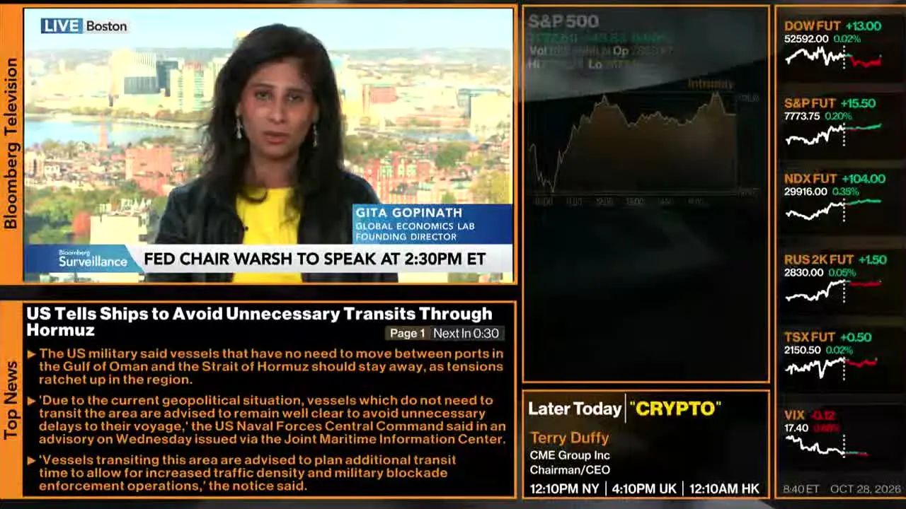 Bloomberg TV+ in diretta